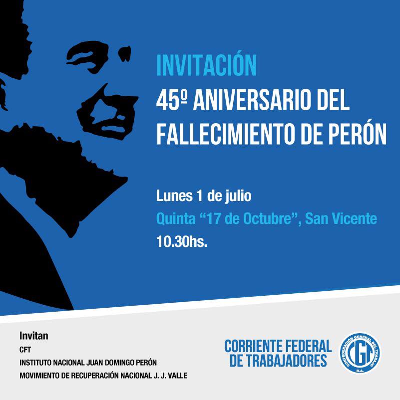Aniversario Perón